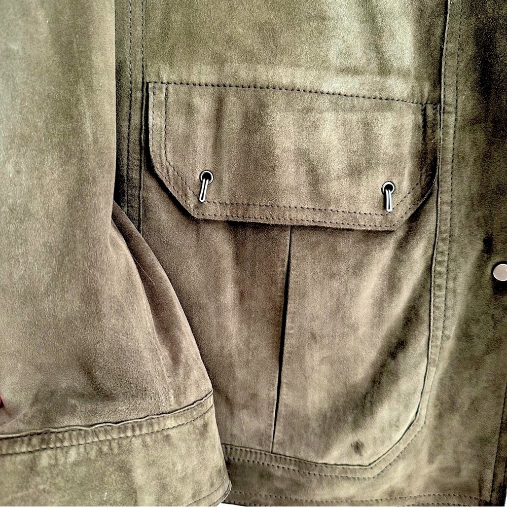 Designer Suede Jacket - Picture 7 of 14